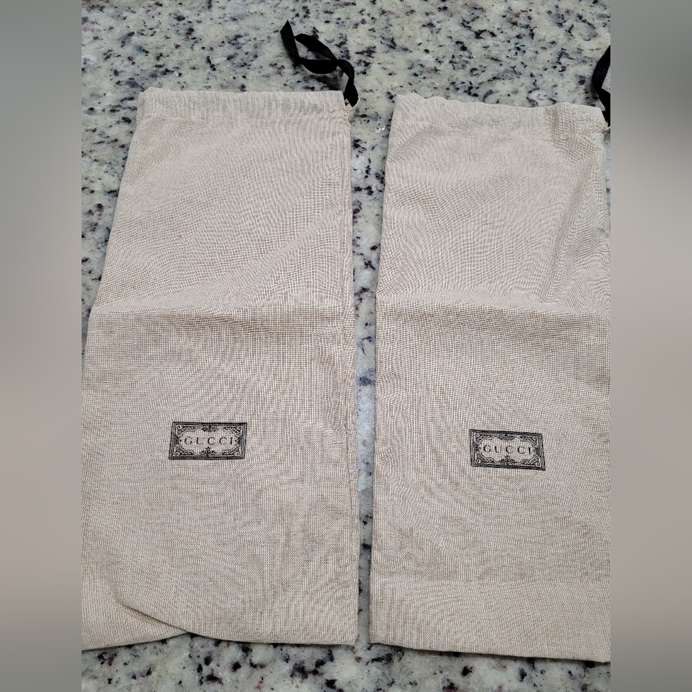 Gucci dust bags set of 2